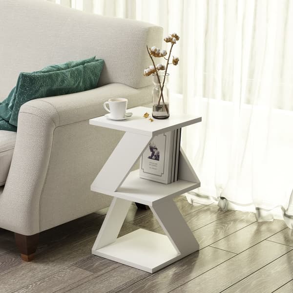 Sidebord Albeni - Hvid
