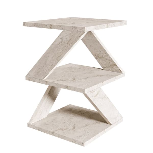 Sidebord Albeni - Travertin