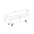 Miniatyrbillede 6 af 6: TV Stand Berlin 120 - Hvid