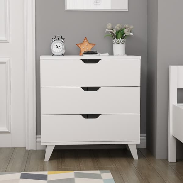 Dresser Valencia 3 - valkoinen