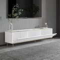 Miniatyrbillede 4 af 6: TV Stand Imaj - Marmor, Hvid