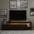 Miniatyrbild 5 av 9: TV-bänk Beliz - Valnöt