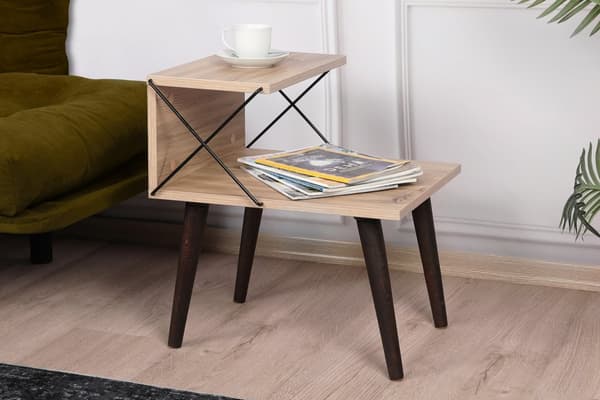 Nattduksbord Cross - Pine