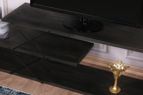 TV Stand Zigzag - Mørkebrun