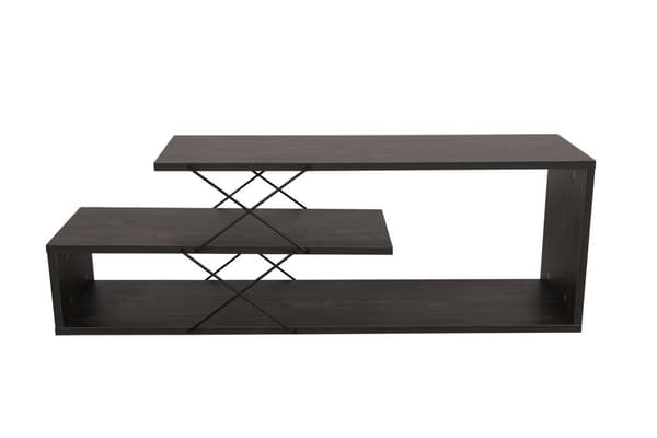 TV Stand Zigzag - Mørkebrun