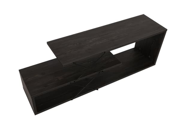 TV Stand Zigzag - Mørkebrun
