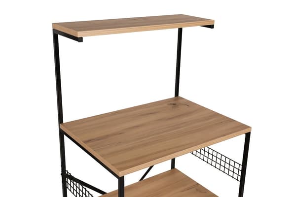 Monikäyttöinen kaappi Anemon - musta, mänty