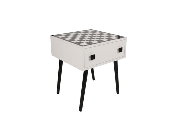 Sjakkbord Chesso - Svart, Hvit