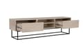 Miniatyrbilde 8 av 9: TV-stativ Escape 180 -Sort, travertin
