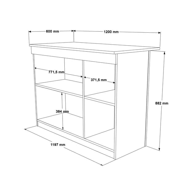 Kjøkkenbord OR2-S