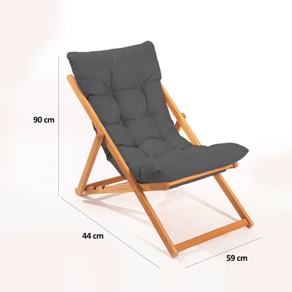 Hagebord og stoler (3 stk) My005 - Grå