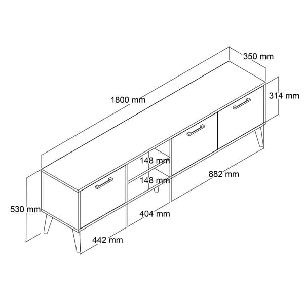TV-stativ Exxen - 1581