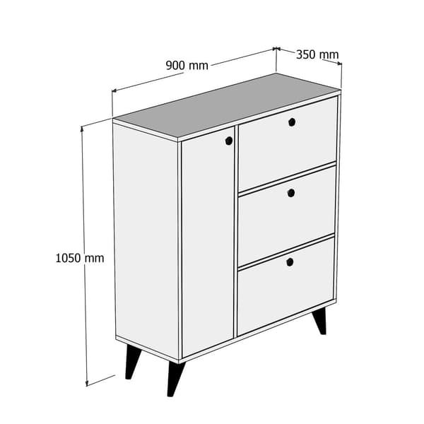 Skoskab Bella 1802