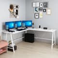 Miniatyrbillede 3 af 6: Study Desk Team L - Hvid