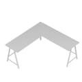 Miniatyrbillede 5 af 6: Study Desk Team L - Hvid