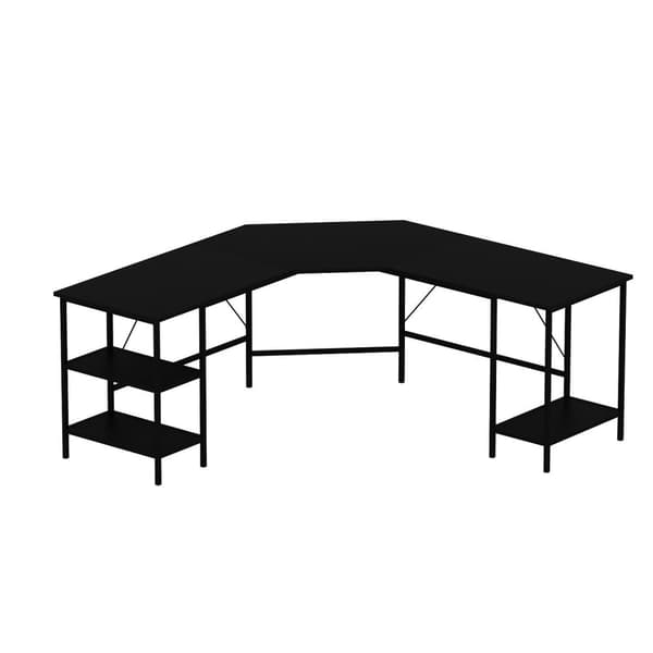 Study Desk Power L - 8537 - Svart