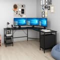 Miniatyrbild 2 av 6: Study Desk Power L - 8537 - Svart