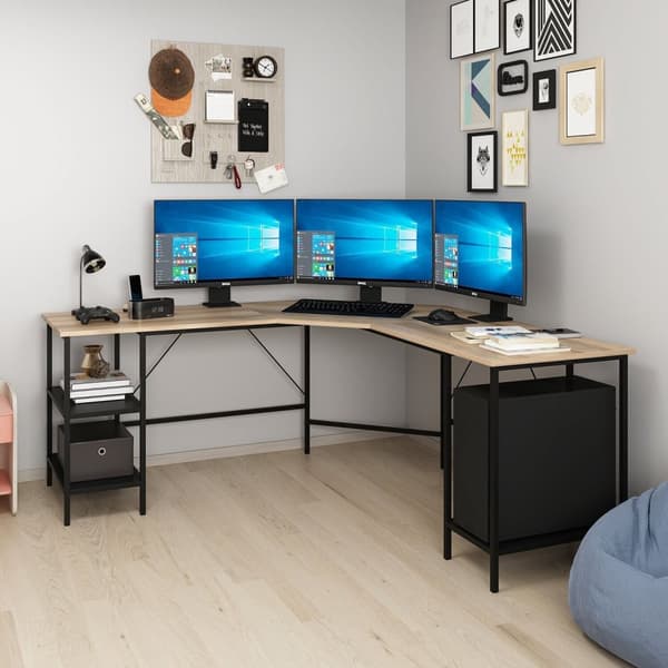 Study Desk Power L - 8538 - Dore