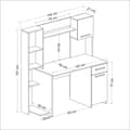 Miniatyrbillede 6 af 6: Study Desk Merry - Hvid