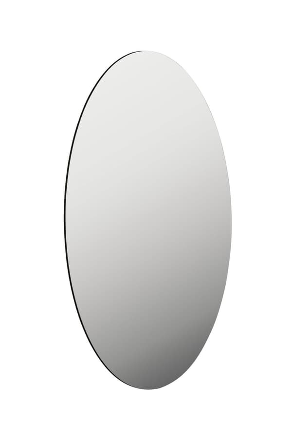 Spegel Elliptisk - Enkel 30 x 40 cm - Silver