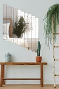 Miniatyrbilde 4 av 7: Speil rektangulær stripe - 5 x 40 cm ( 10 stk ) - Sølv