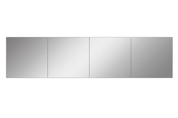 Spegel Rektangulär 2 - 20 x 80 cm - Silver