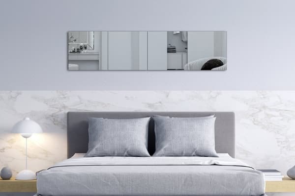 Spegel Rektangulär 2 - 20 x 80 cm - Silver
