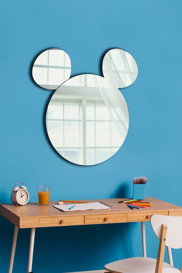Speil Mickey Silver - Sølv