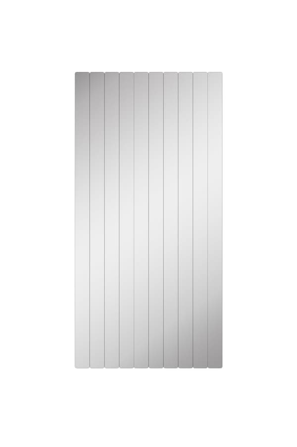 Spejl rektangulær stribe - 5 x 100 cm ( 10 stykker ) - Sølv