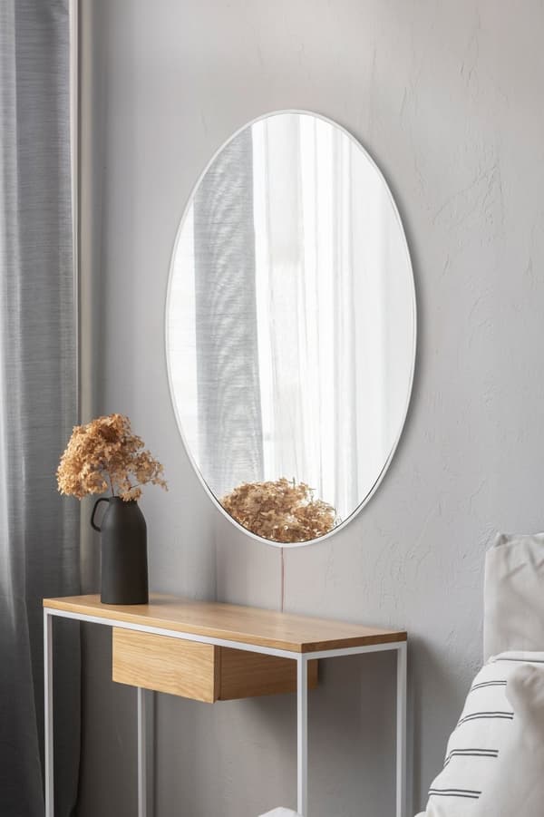 Spejl med Led Belysning Belrosa - Hvid