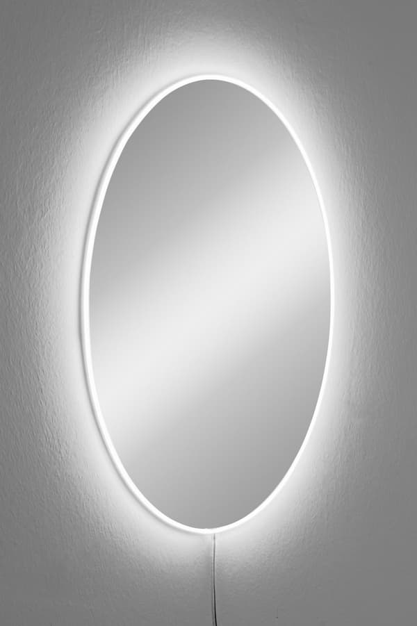 Spejl med Led Belysning Belrosa - Hvid