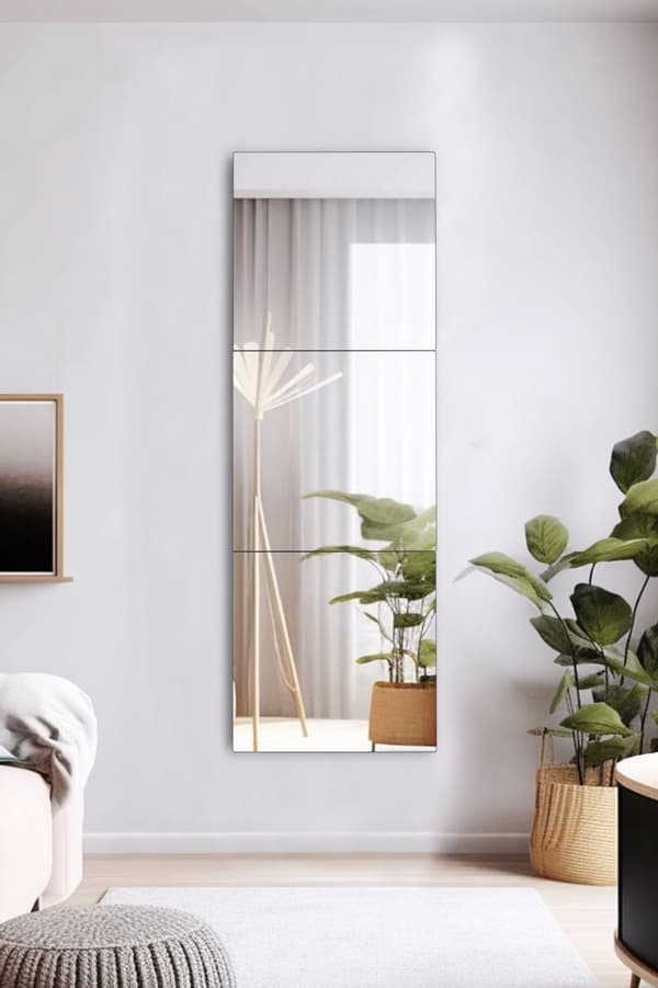 Spegel Rektangulär - 40 x 120 cm - Silver