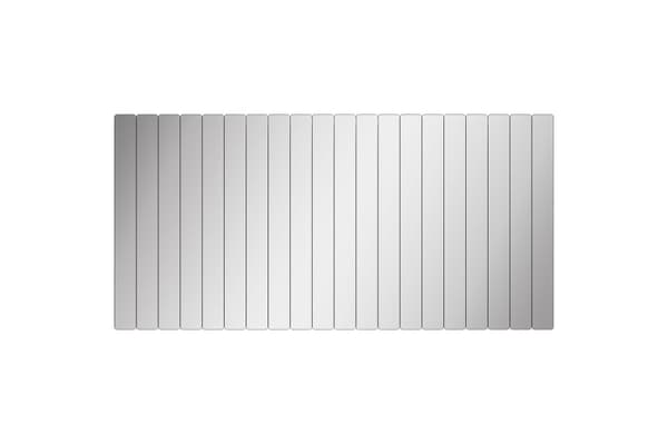 Spejl rektangulær stribe - 5 x 40 cm ( 20 stk ) - Sølv