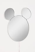 Miniatyrbilde 6 av 9: Speil med Led-belysning Mickey Silver - Hvit