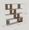 Miniatyrbilde 4 av 4: Bokhylle Vind - Hvit