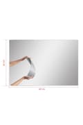 Miniatyrbilde 8 av 8: Speil med Led Belysning Rektangulært - 40 x 60 cm - Hvit