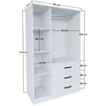Miniatyrbillede 9 af 9: Garderobe Easy 1600-52