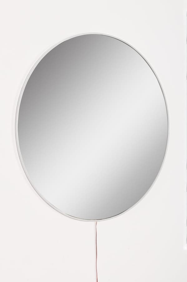 Speil med Led-belysning Rundt - Diameter : 60 cm - Hvit