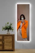 Pikkukuva 2 / 8: Peili Led-valolla Suorakulmainen - 40 x 120 cm - Valkoinen