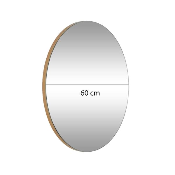 Spejl guld 60