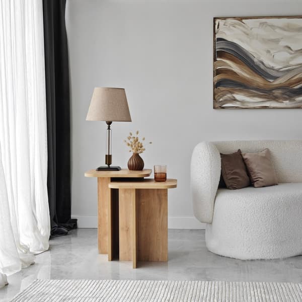 Side Table Set Blues Set - Sapphire Oak