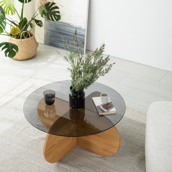 Soffbord Bubble Wood - Fume, Ek