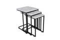 Miniatyrbillede 3 af 9: Indlejringsbord (3 stykker) Ce Metal Zigon - 9404