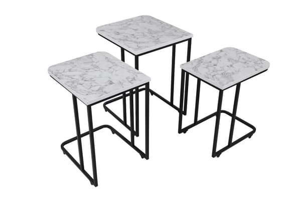 Indlejringsbord (3 stykker) Ce Metal Zigon - 9404