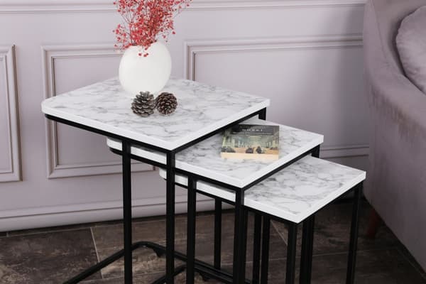 Indlejringsbord (3 stykker) Ce Metal Zigon - 9404