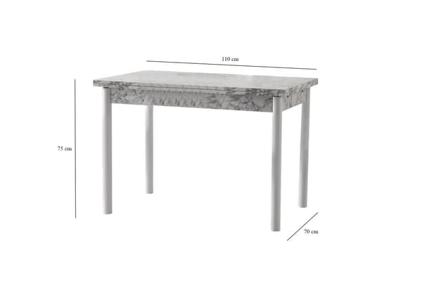 Uttrekkbart spisebord Polo - 1305