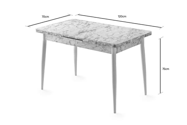 Utdragbart matbord Ay - 1183