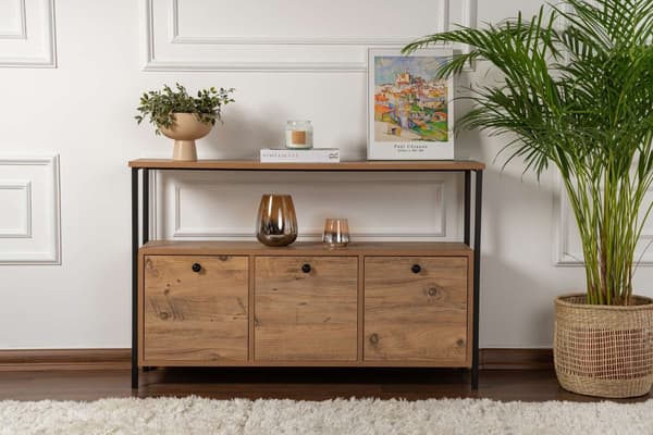 Console Solace - Atlantic Pine, Black