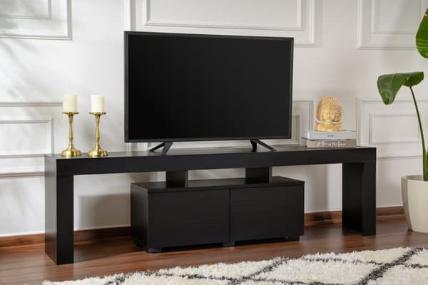 TV-stativ Enklave - Wood Black