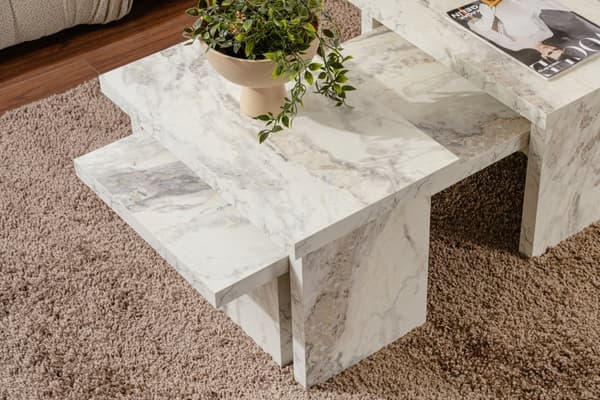 Coffee Table Sanctuary - Fressia Marble